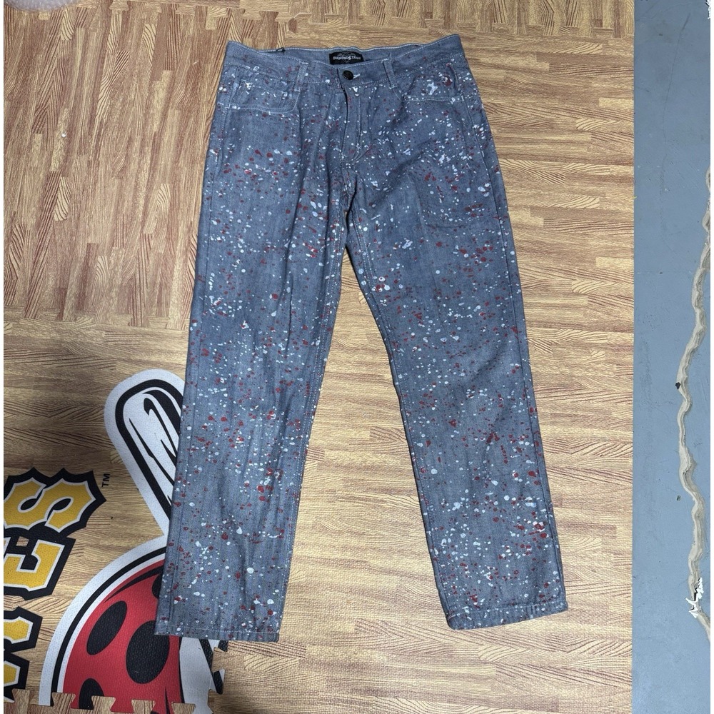Diamond Stash Paint Splatter Jeans 36